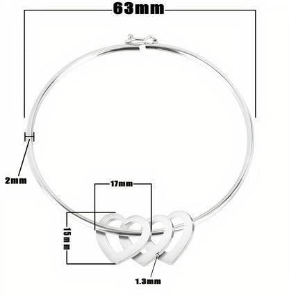 Bracelete de Coração com Nome Personalizado - Frete Grátis